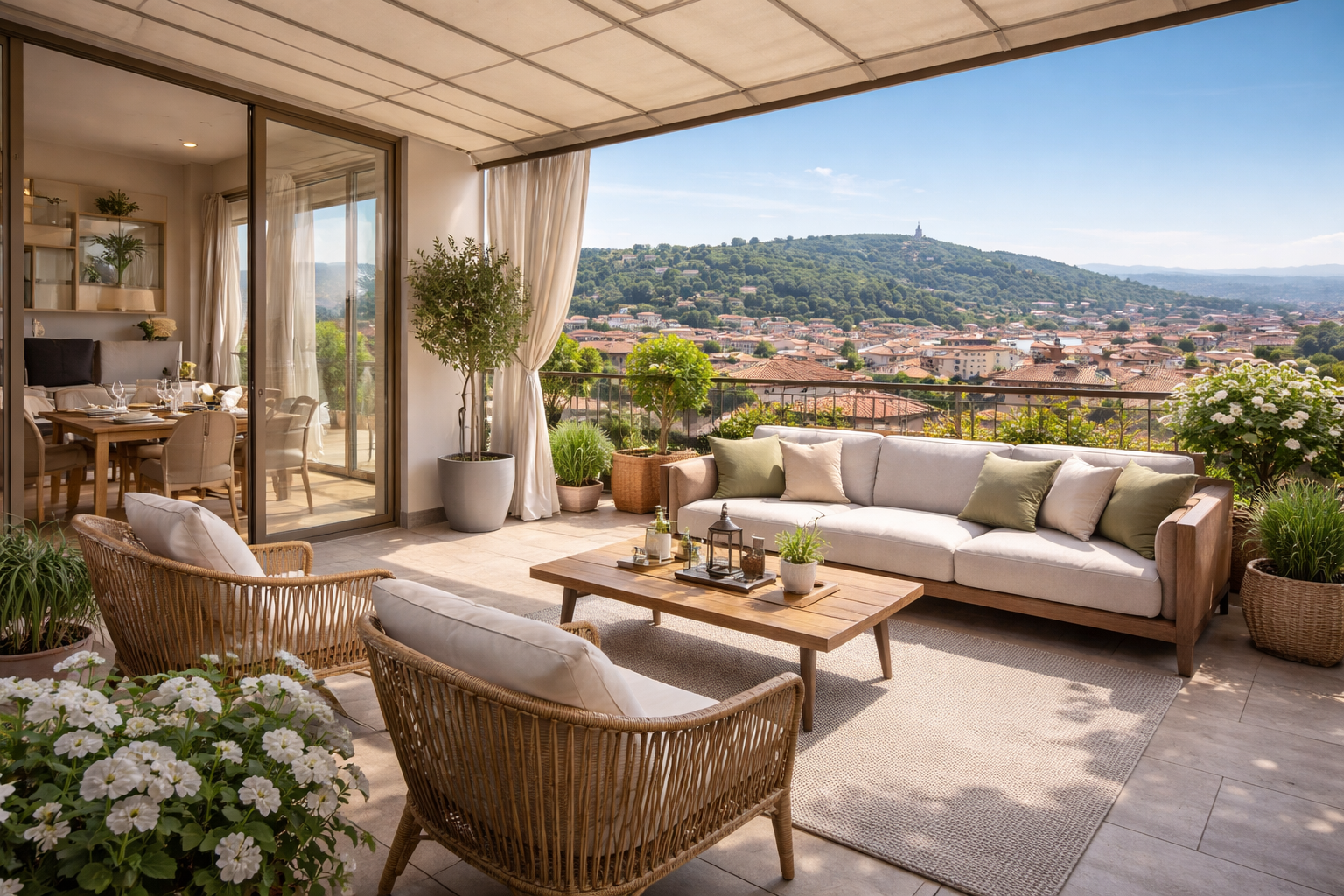 Immagine principale - Attico con terrazzo panoramico e garage – zona Murri